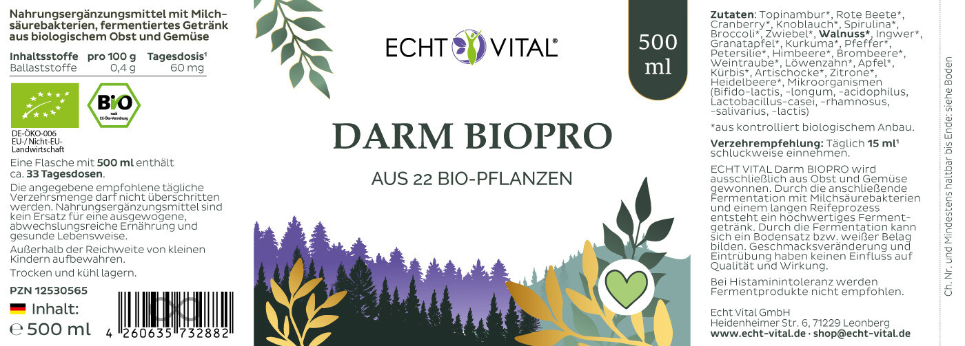 bio, Bioprodukt, Darm, Milchsäurebakterien, fermentiertes Getränk