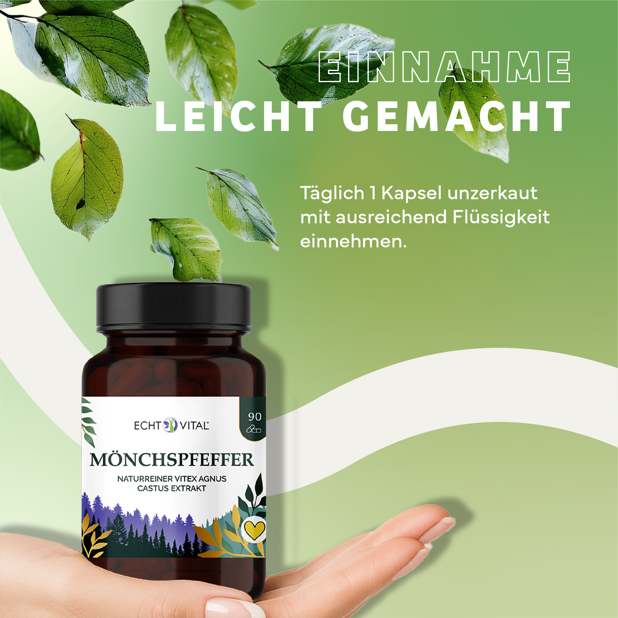 Kapseln, Mönchspfeffer, Naturrein, Castus Extrakt, Vitaminsalzfreies Produkt