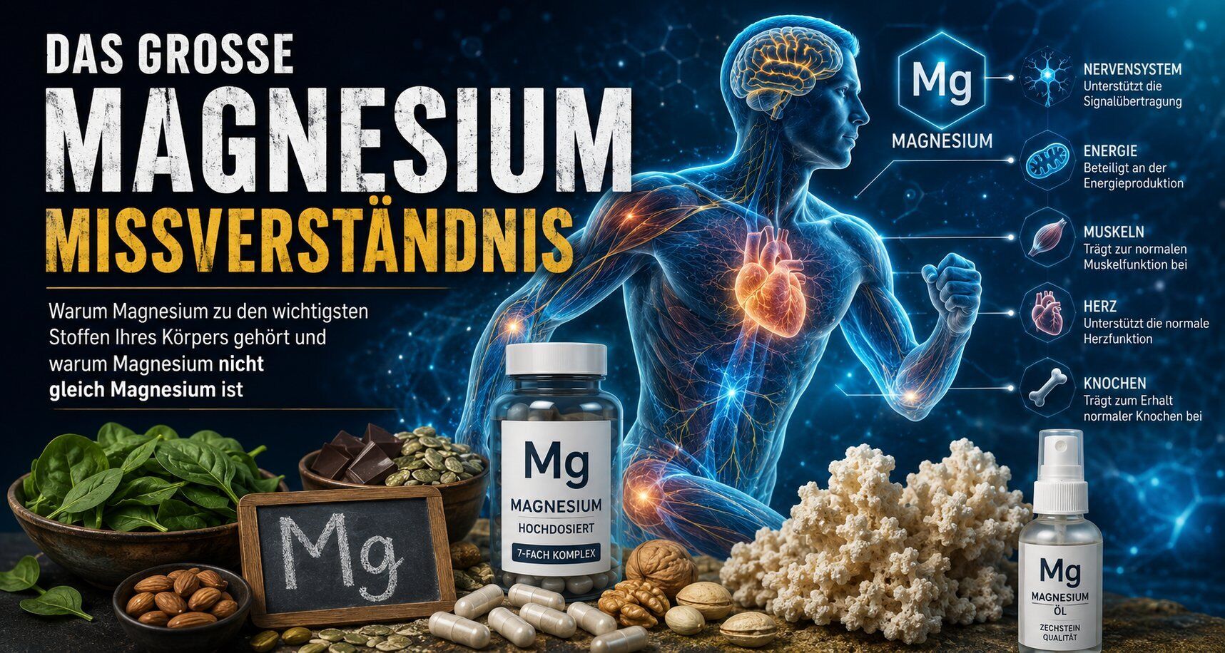 Magnesium, Nahrungsergänzung, Flasche, Kapseln, Minerale, magnesium, präparat, kapseln, hochdosiert, zusatzstoffe