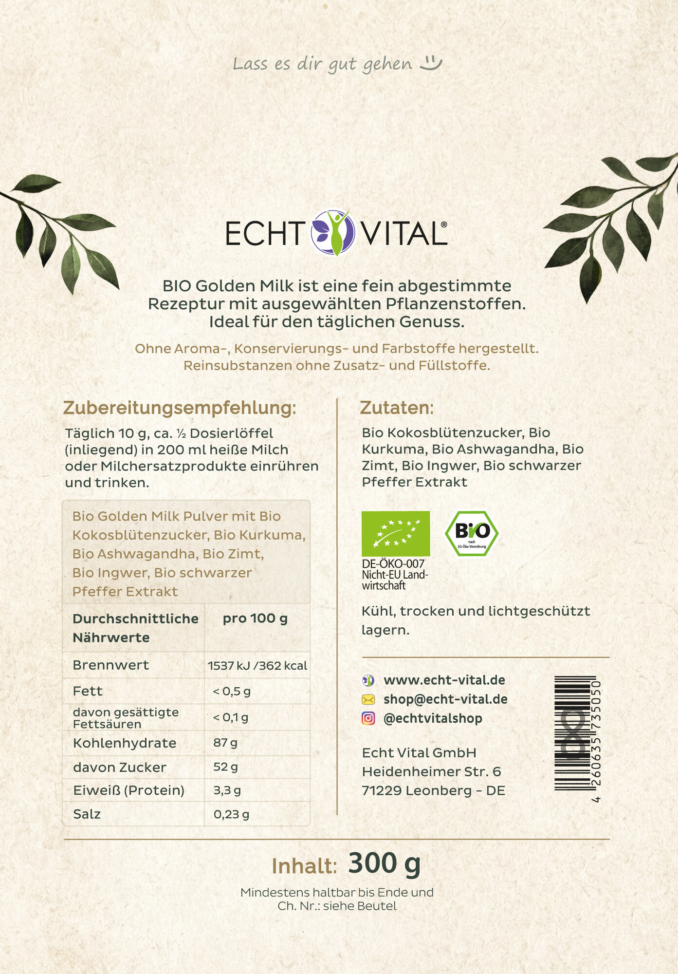 Seite, Text, Speisekarte