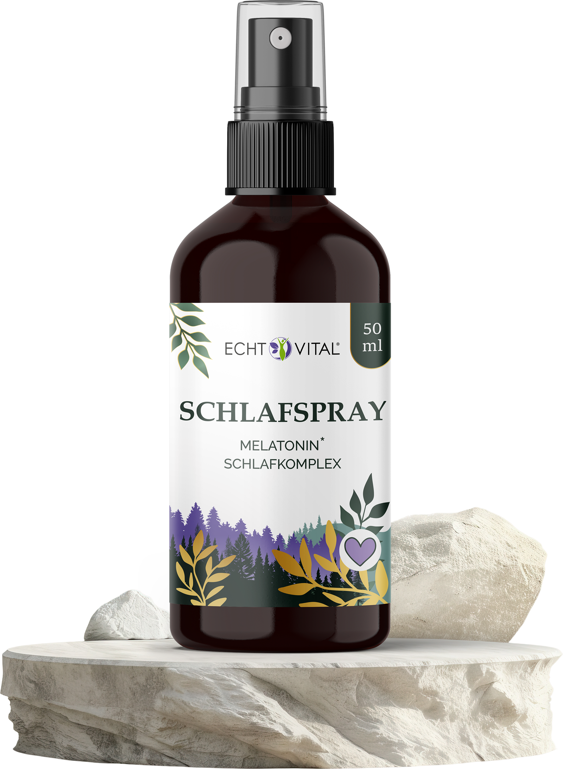 Schlafspray, Melatonin, Schlafkomplex, 50 ml, Sprayflasche