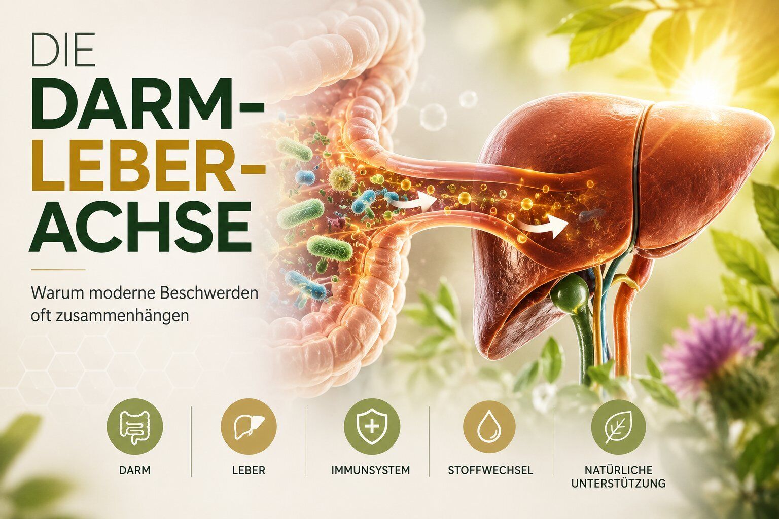 darm, leber, leberachse, immunsystem, stoffwechsel