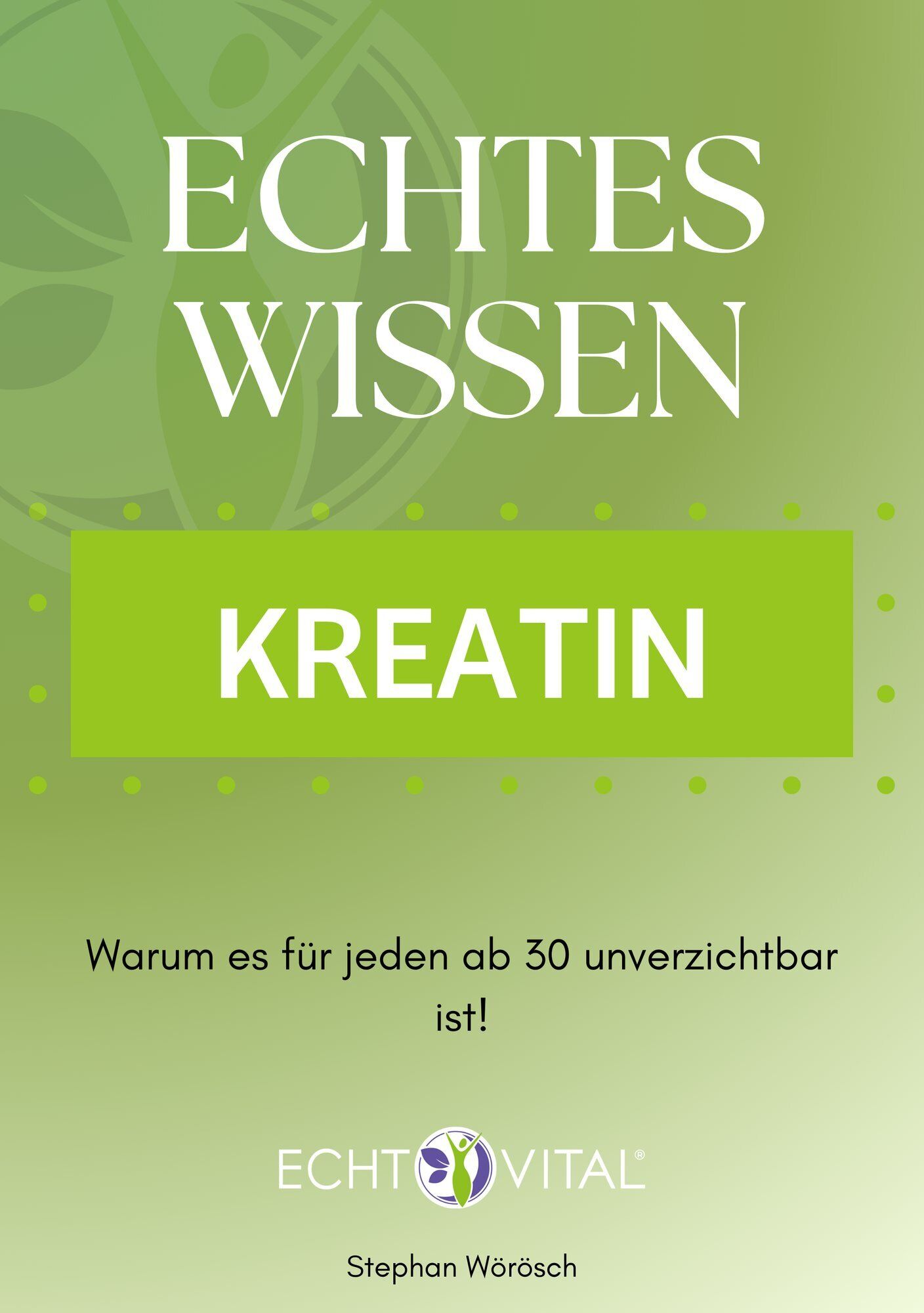 Werbung, Plakat, Kräuter, Pflanze, Buchcover, Kreatin, Grün, Buch-Titel, Echtwissen