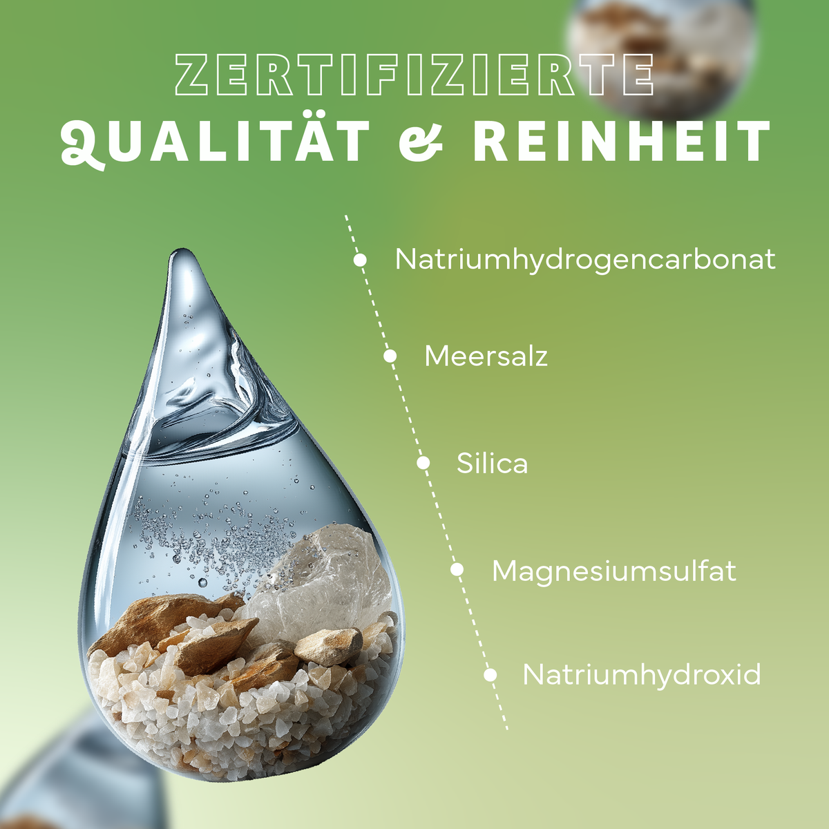 Werbung, Plakat, Werbung, Plakat, Salz, Natron, Meersalz, Magnesiumsulfat, Silica