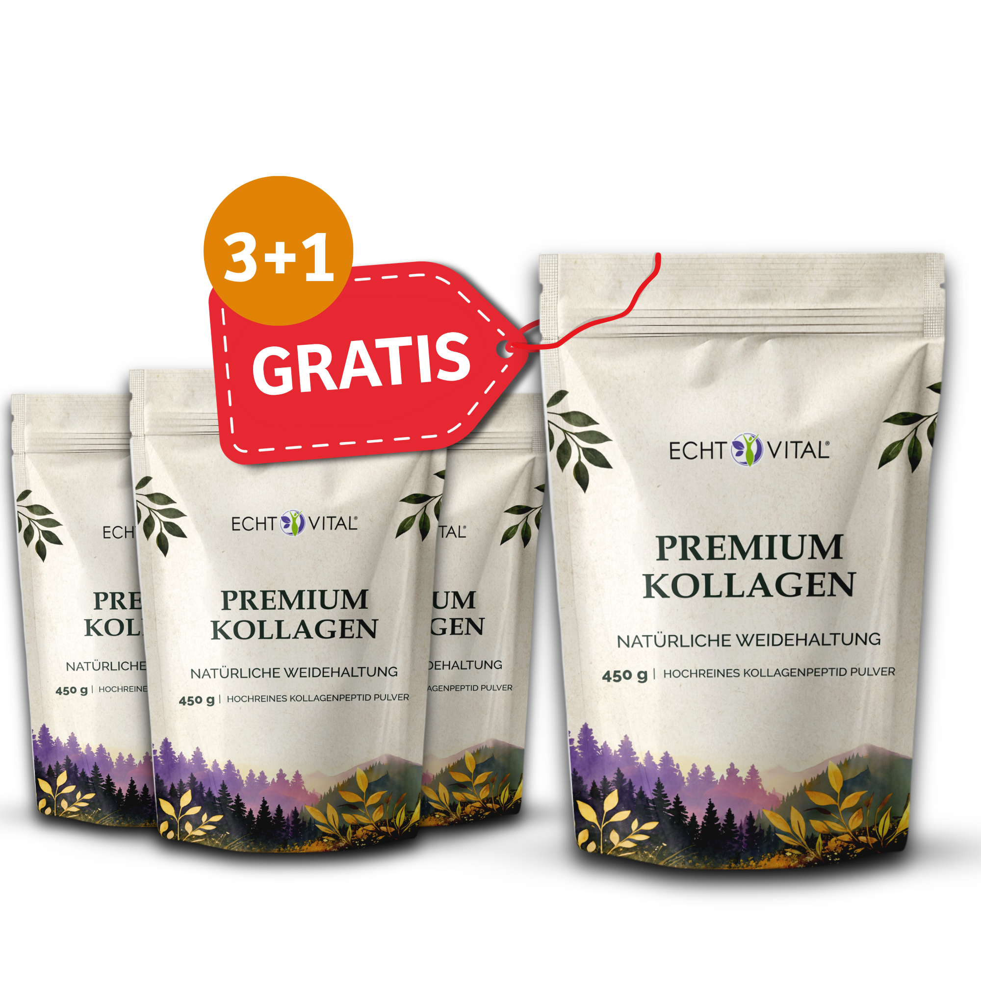 Puder, Tasche, Tasche, Blume, Pflanze, Kollagen, Nahrungsergänzung, Natürliche Weidehaltung, Protein, Pulverprodukt, Kollagen, Nahrungsergänzung, Naturprodukt, Pflanzenprotein, Granulat, Kollagen, Premium, Naturliche Weidehaltung, Pulver, Packung