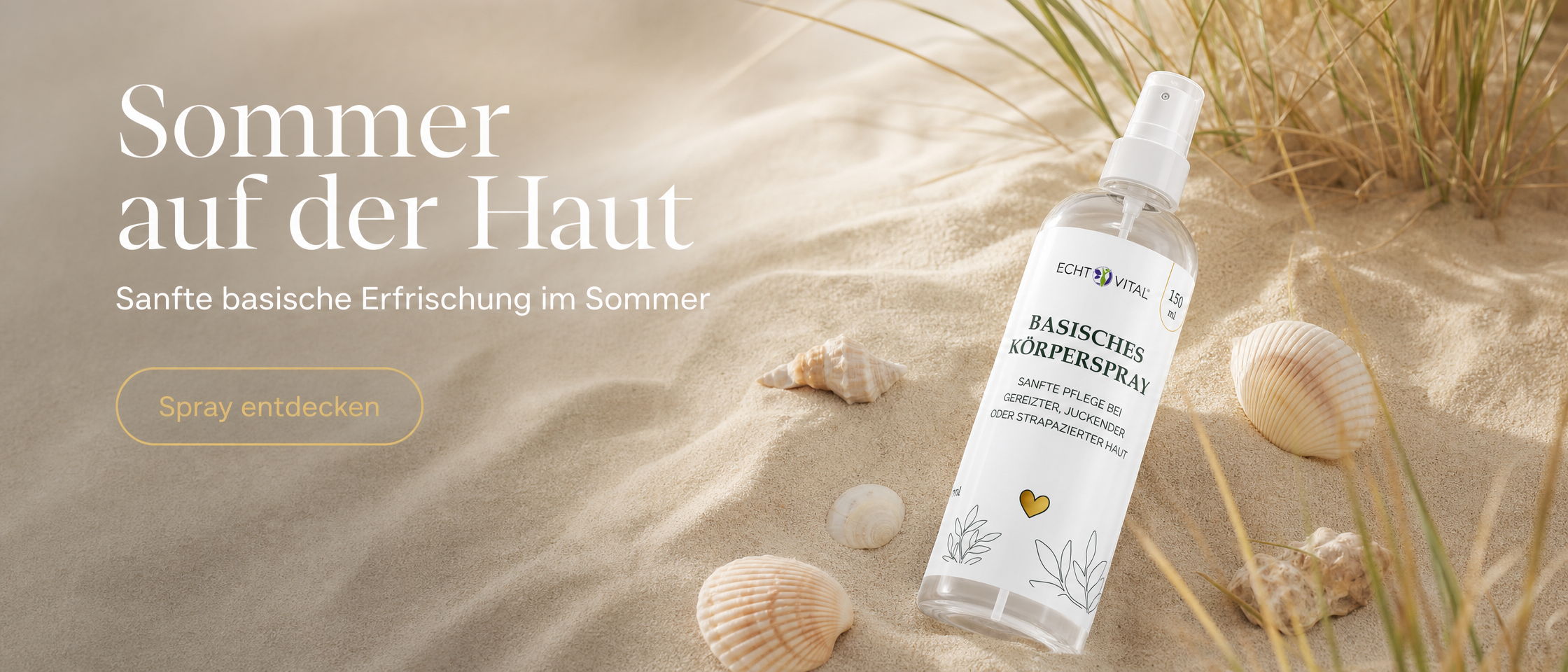 Sommer auf der Haut – Basisches Körperspray, sanfte basische Erfrischung im Sommer