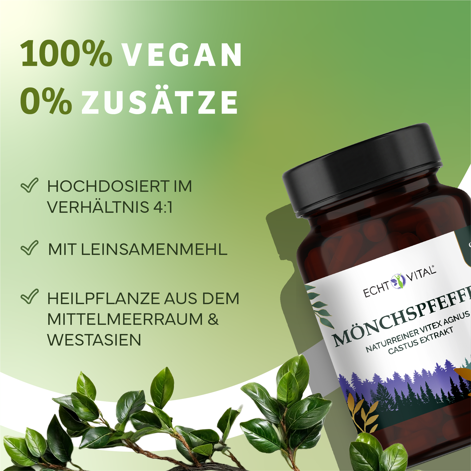pflanzenextrakt, naturheilmittel, flasche, kapseln, gesundheit