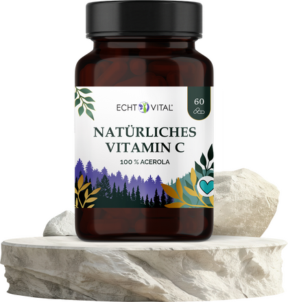 Echt Vital Natürliches Vitamin C, 100 % Acerola