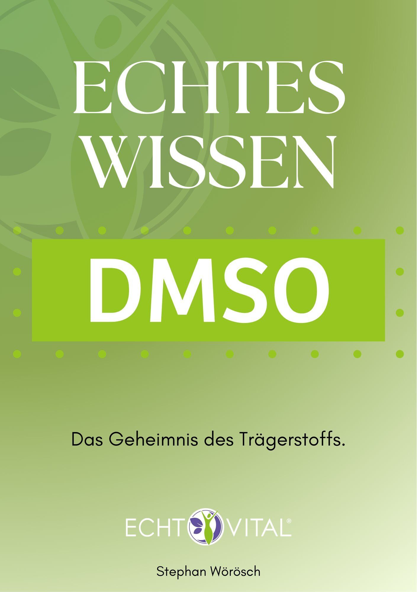 Werbung, Plakat, Kräuter, Pflanze, DMSO, Buchcover, Grüner Verlauf, Deutscher Text, Ecologic Buchcover