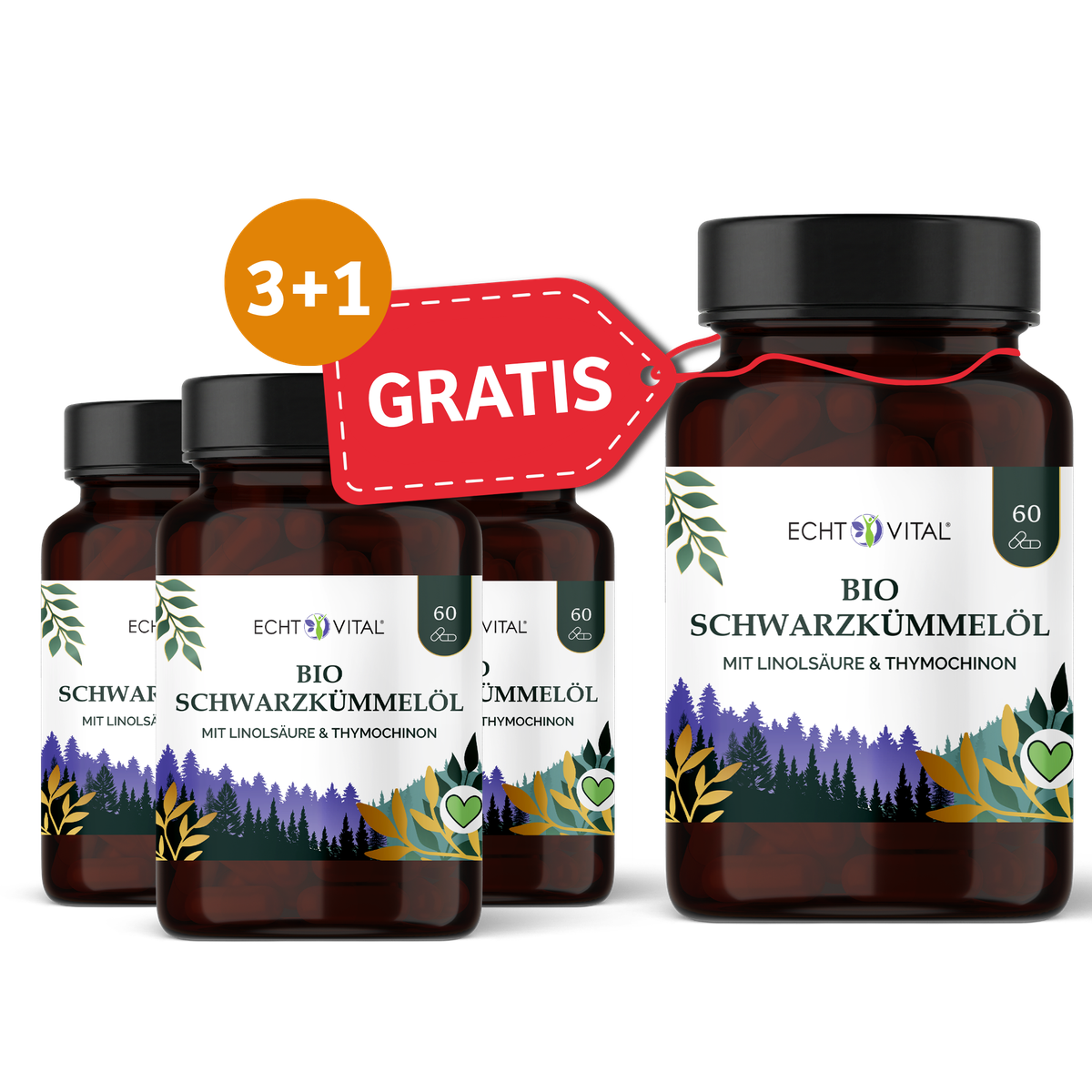 Schwarzkümmelöl, Bio, Mit Linolsäure, Thymochinon, 60 Tropfen, Schwarzkümmelöl, Biologisch, 60 Kapseln, Lamellenetikett, Thymochinon