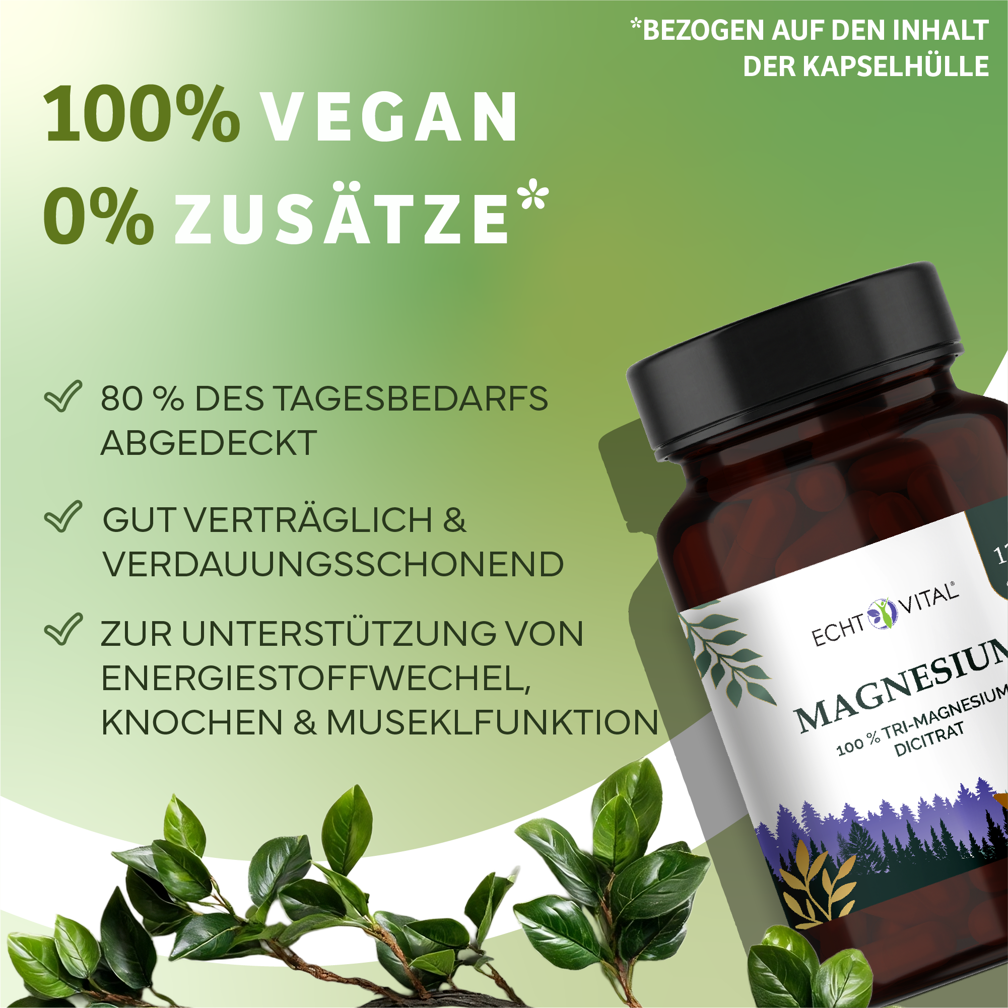 magnesium, Kapsel, Flüssig, Vitamin, Gesundheit