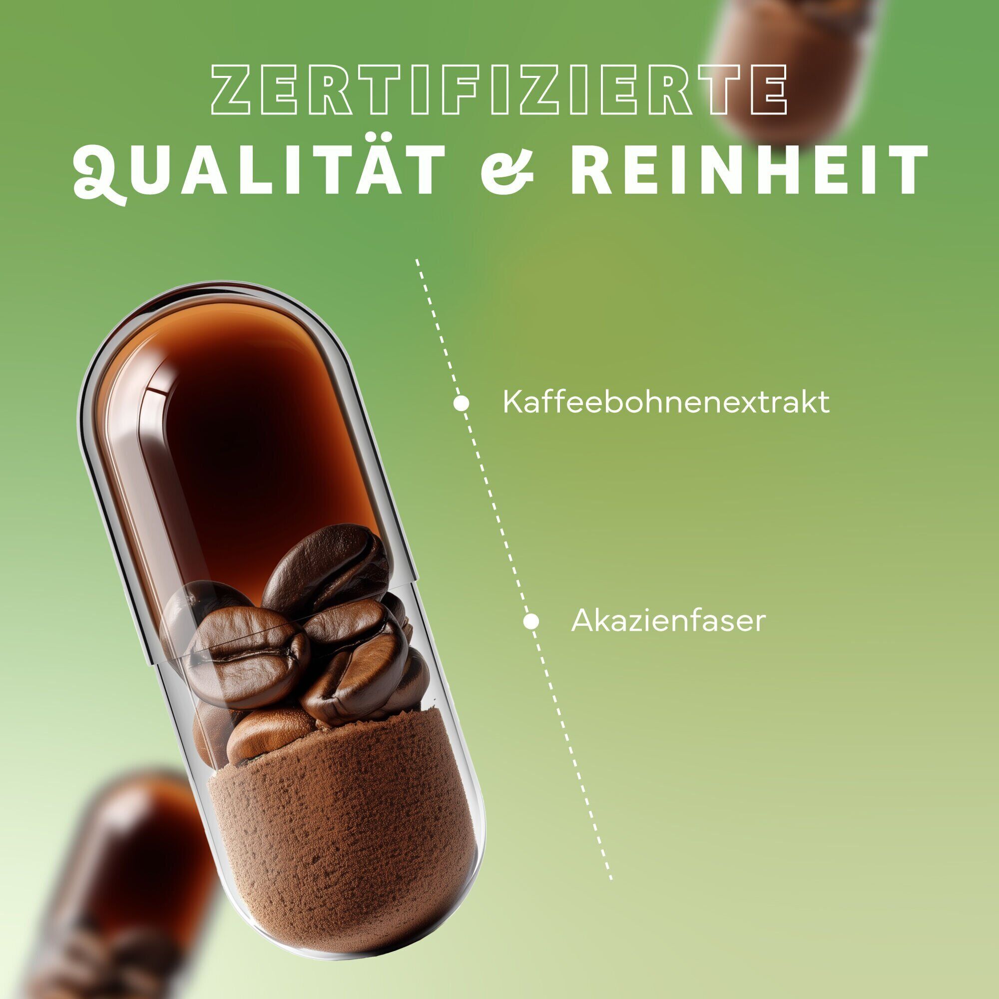 Werbung, Plakat, Pokal, Kapselkaffee, Kaffeemischung, Kaffeebohnenextrakt, Kaffeeextrakt, Akkazienfasern