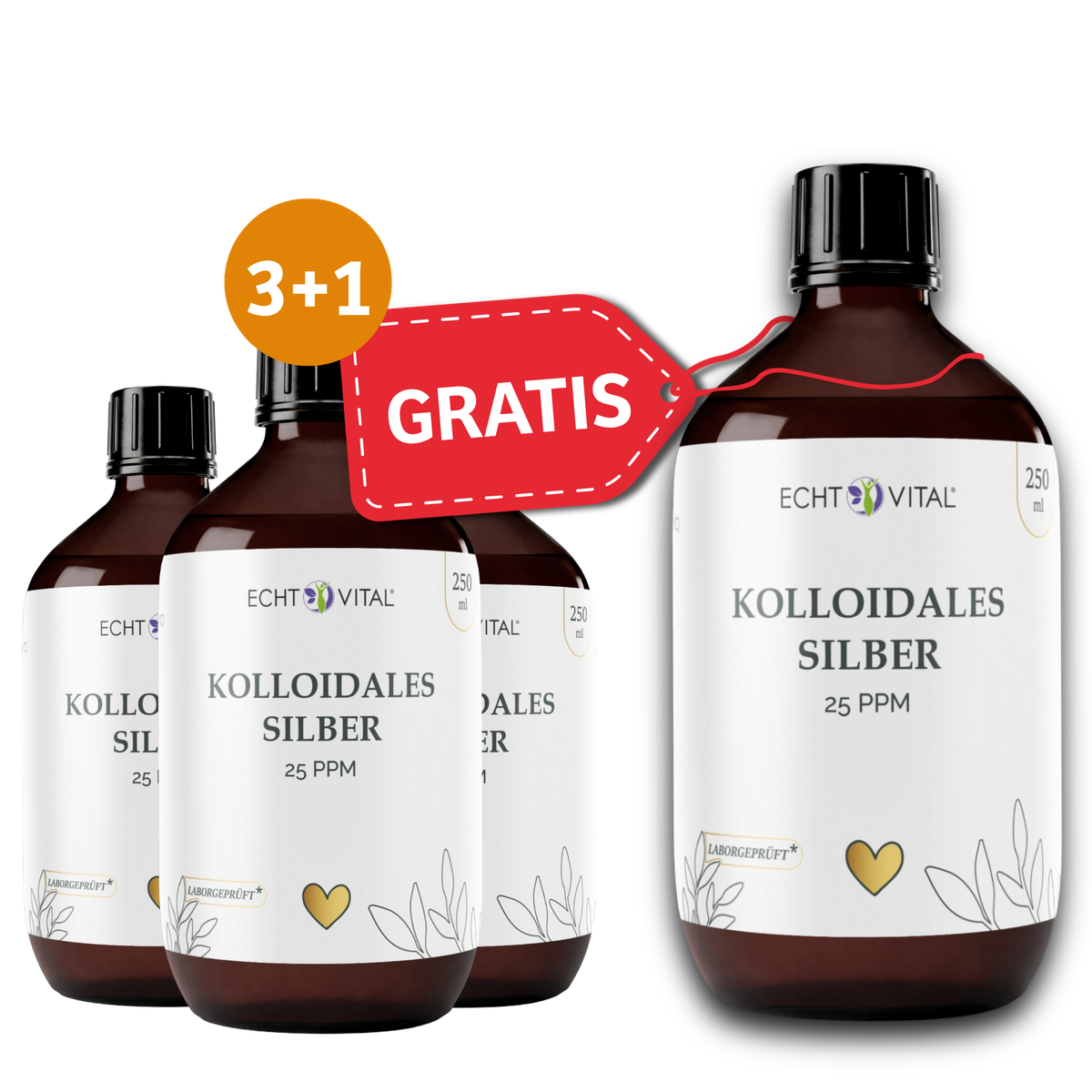 Kolloidales Silber 25 ppm 250 ml