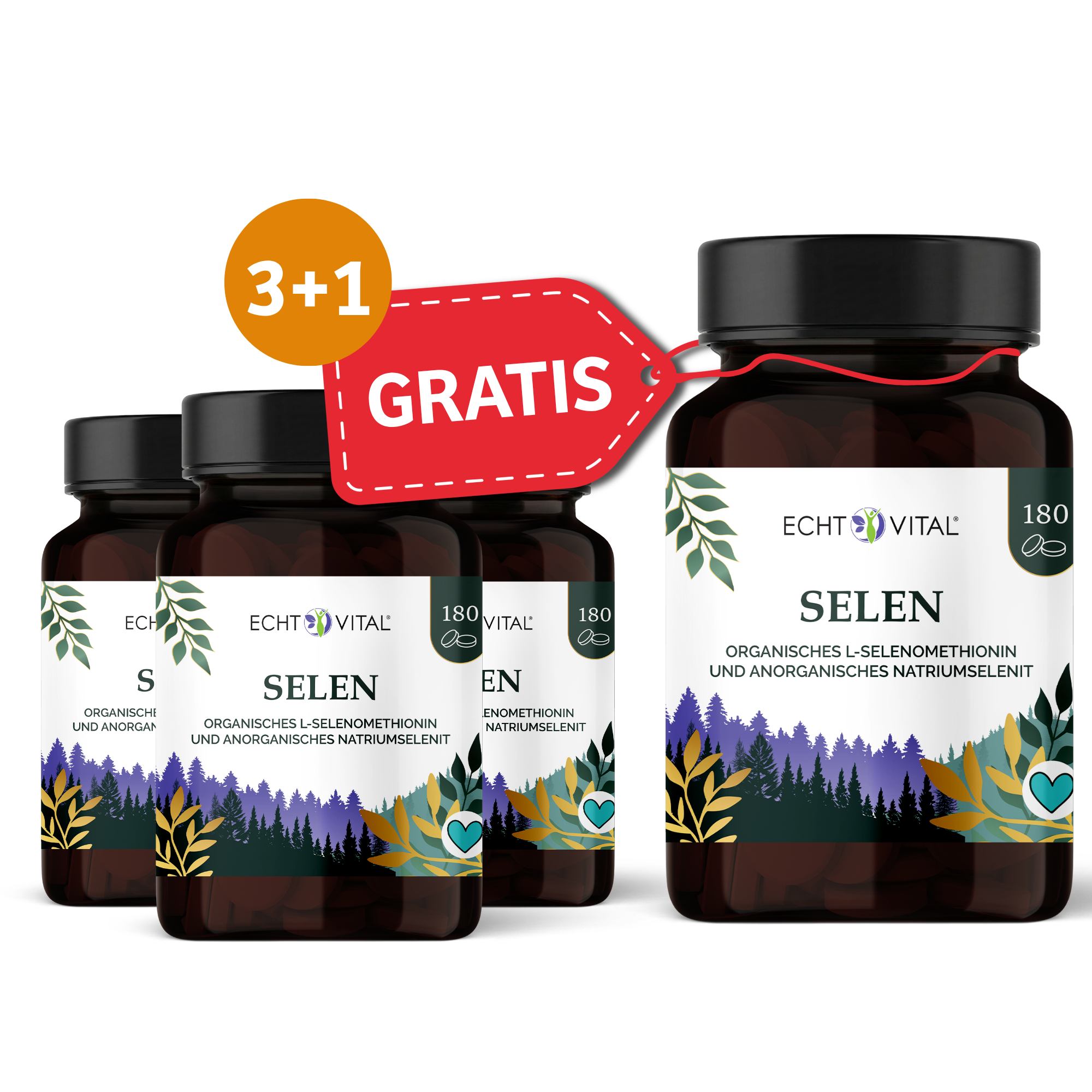 Selen, Natriumselen, Organischer Selen, Nahrungsergänzung, Tabletten