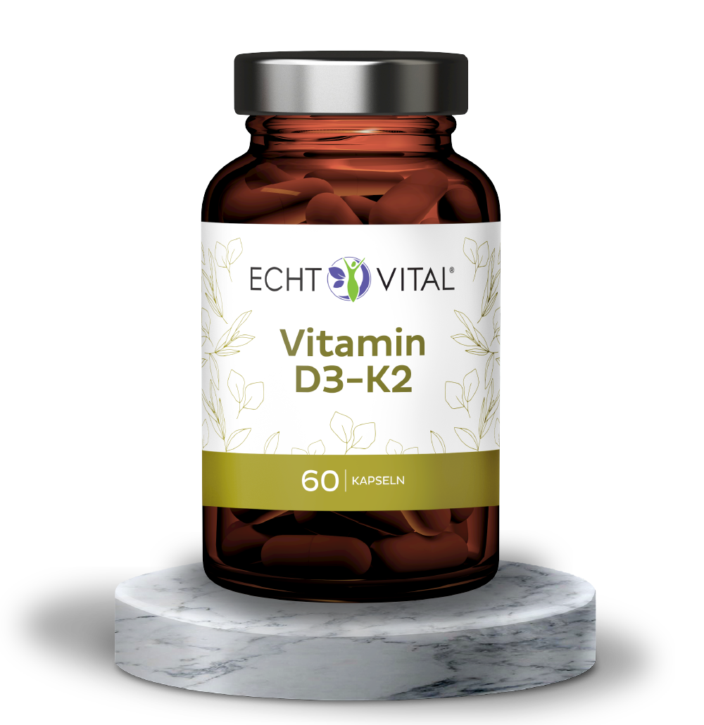 Vitamin D3 - K2 Kapseln natürlich Dr. Noriaki Akira Edition