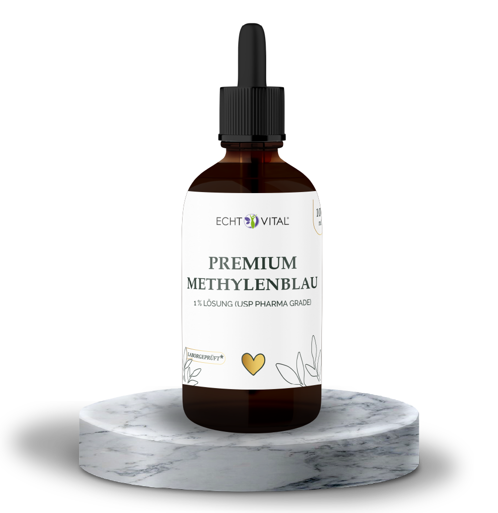 Premium Methylenblau 1 % Lösung - 1 Flasche mit 100 ml Premium Methylenblau 1 % Lösung - 1 Flasche mit 100 ml
