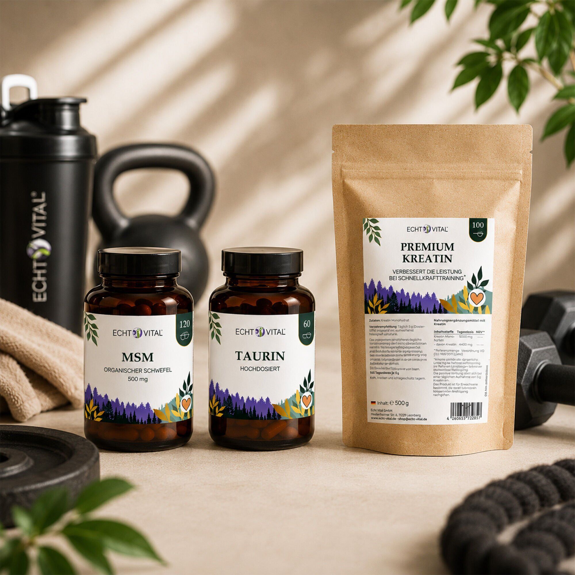 Kapseln, MSM, Taurin, Kreatin, Nahrungsergänzung, Kapseln, MSM, Taurin, Premium Kreatin, Nahrungsergänzung