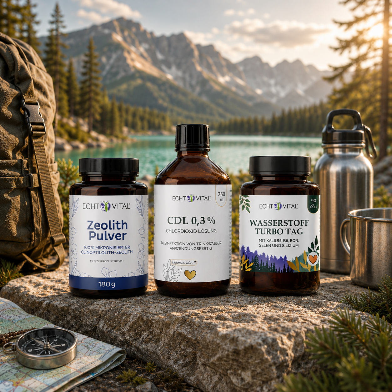Reise & Outdoor - Bundle - ECHT VITAL Premium Qualität
