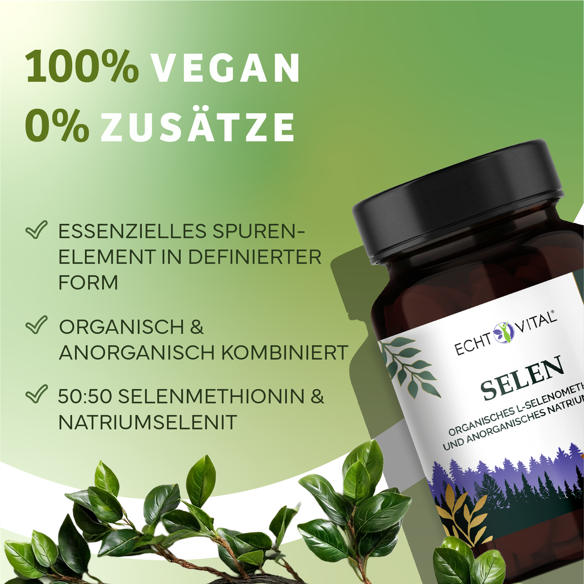 Kräuterig, Kräuter, Pflanze, Werbung, Astragalus, vegan, Nahrungsergänzung, Flasche, organisch, Selen